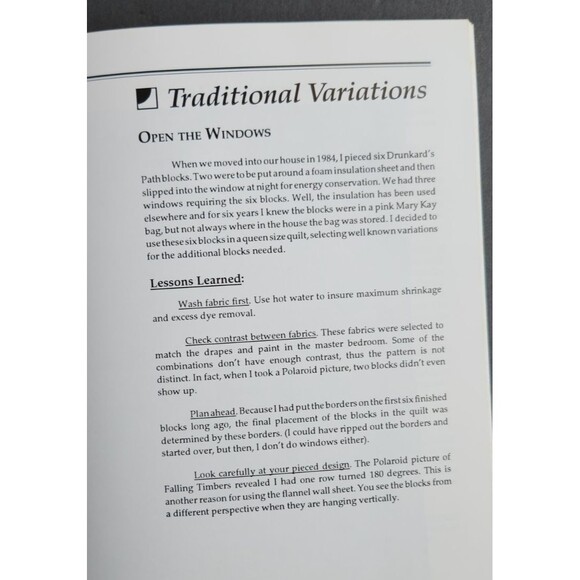 Drunkards Path Quilt The Path Less Traveled Book By Betty Kiser + Pattern - Picture 14 of 16